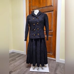 VINTAGE Wool Jacket and Skirt Set